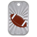 2" - Stainless Steel Dog Tags - "Football"